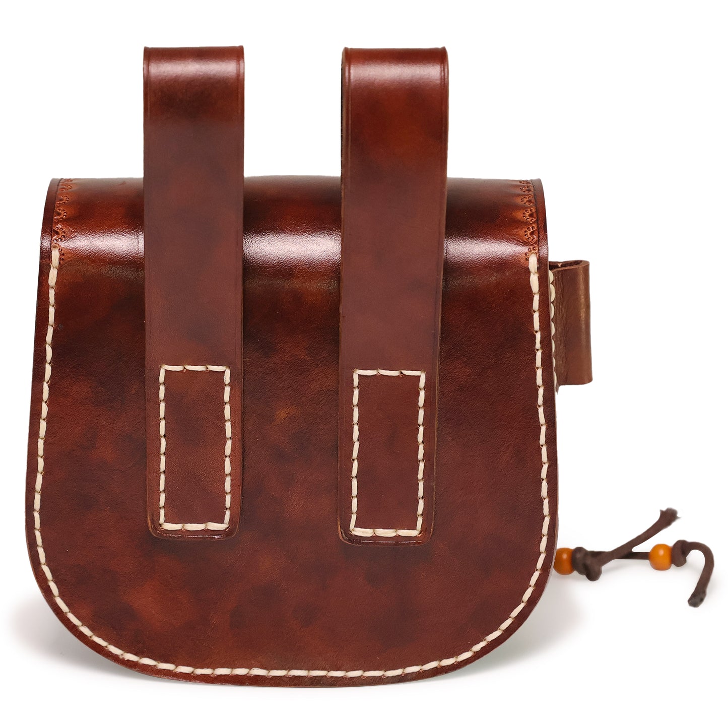Utility / Ammo Bag with Belt Loops with Floral Tooling