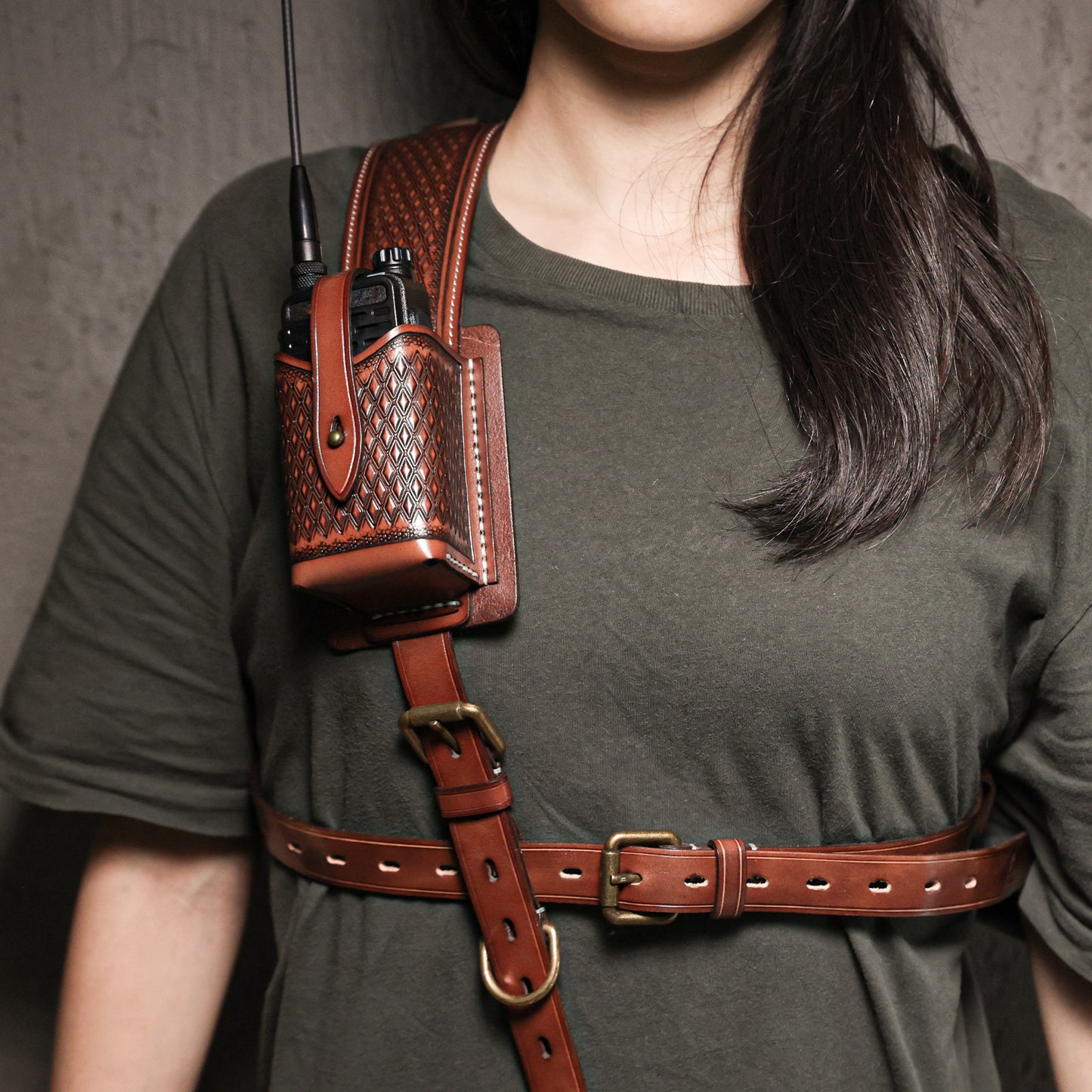 Radio Holster for Women with Adjustable Strap