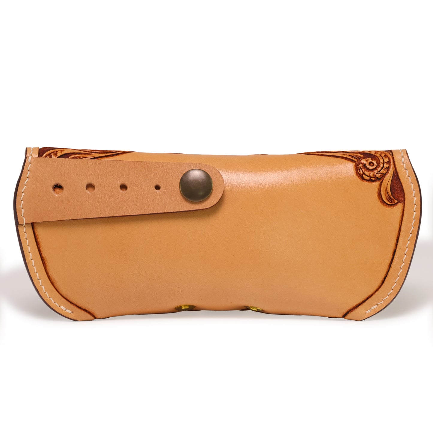 Shades Case with Belt Loop (Floral Tooling)