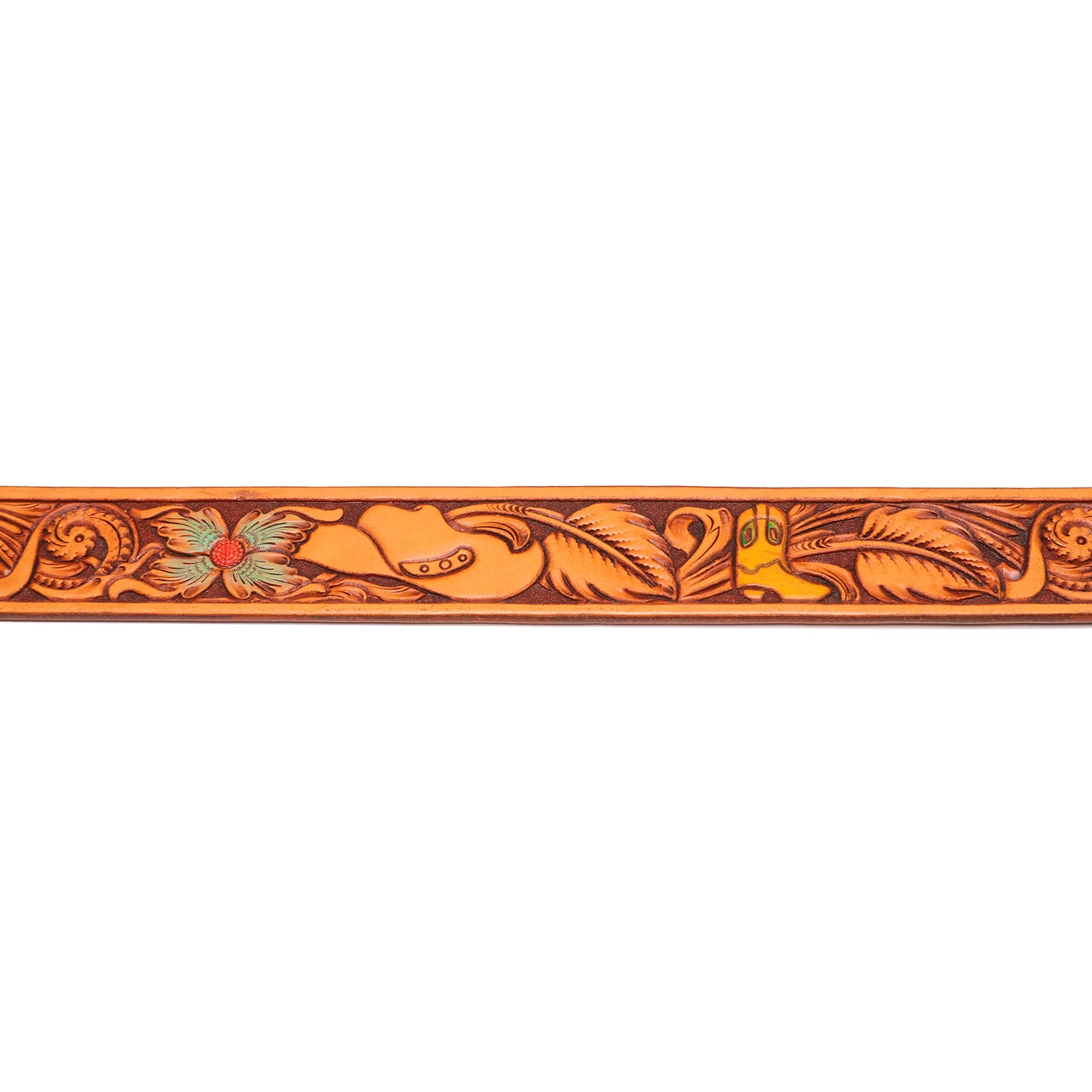 Handmade Leather Belt (Cowboy Story)