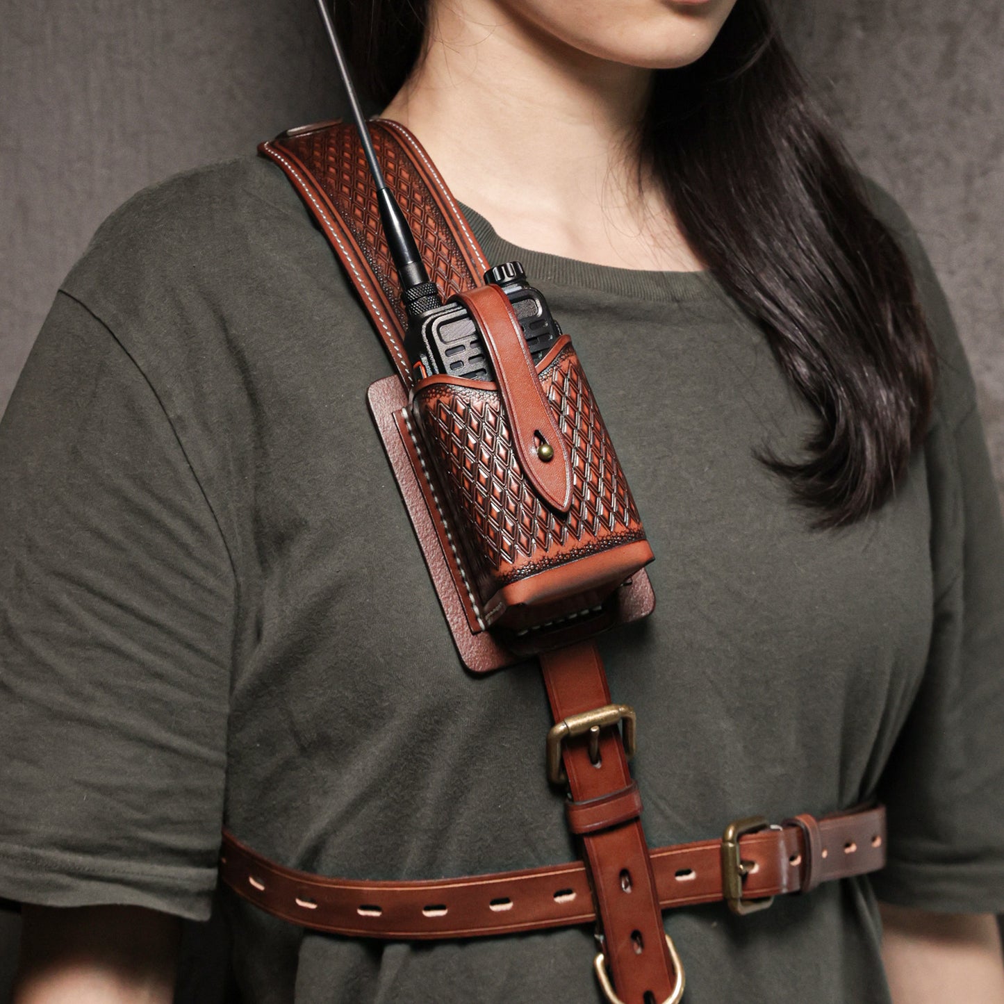 Radio Holster for Women with Adjustable Strap