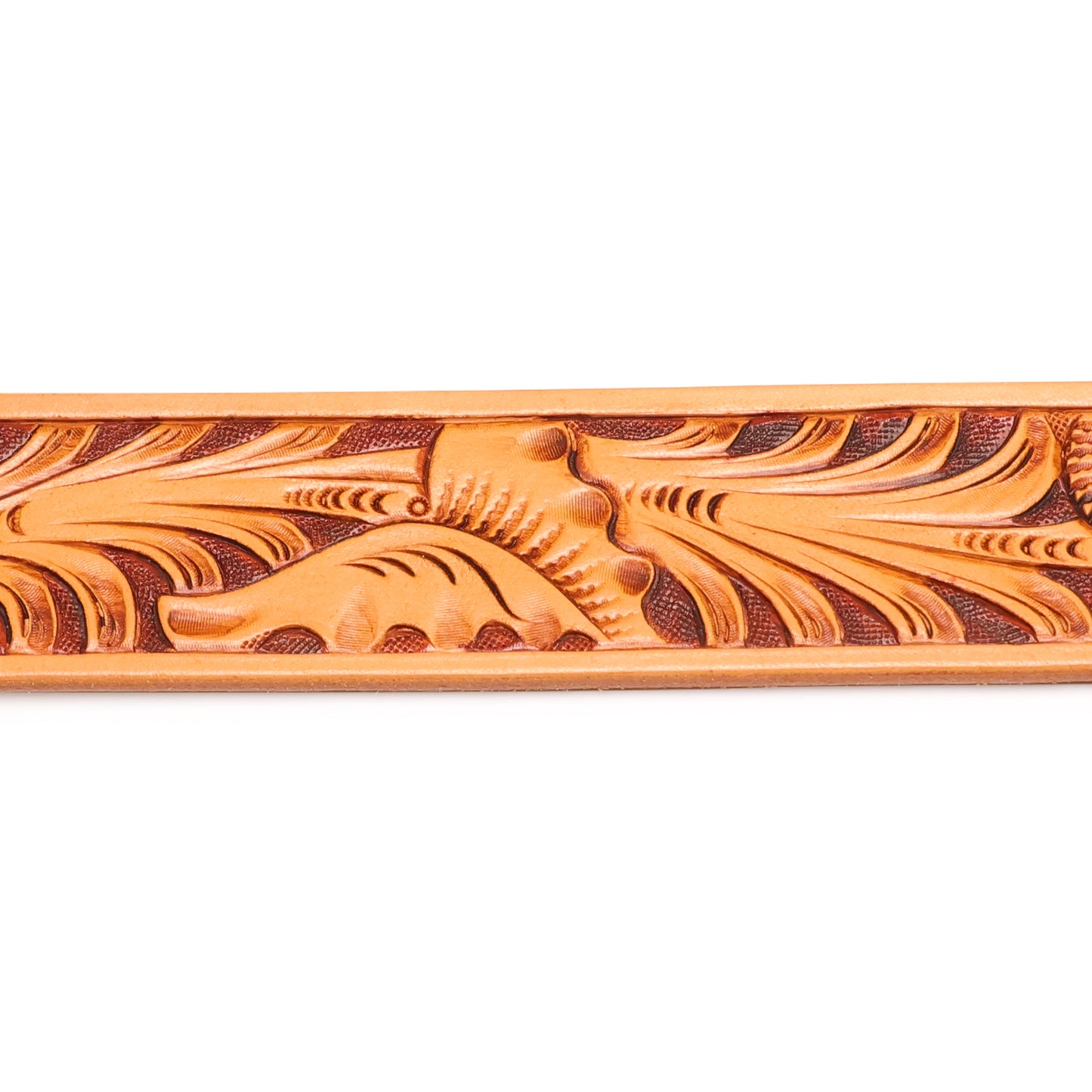 Handmade Leather Belt (Floral 1)