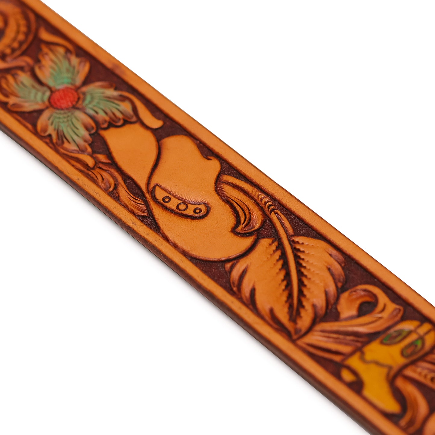 Handmade Leather Belt (Cowboy Story)