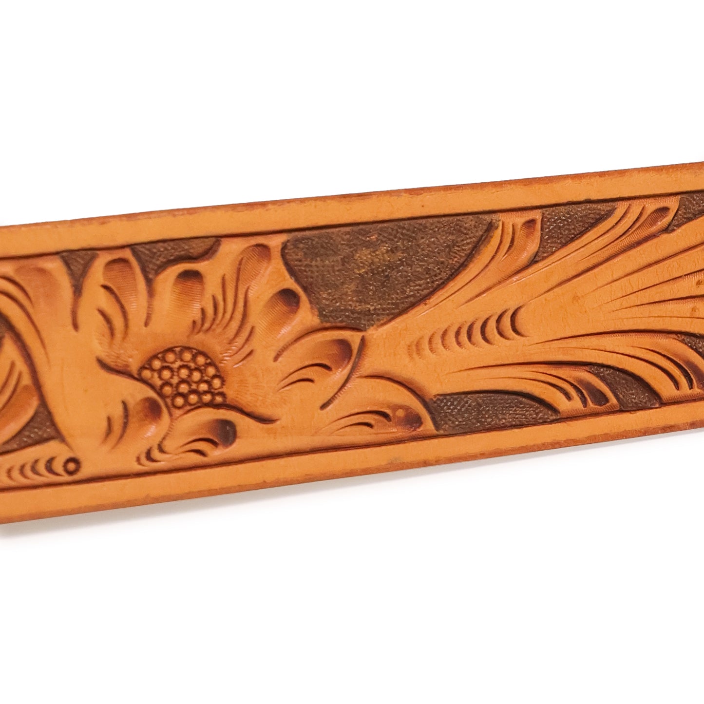 Handmade Leather Belt (Floral 3)