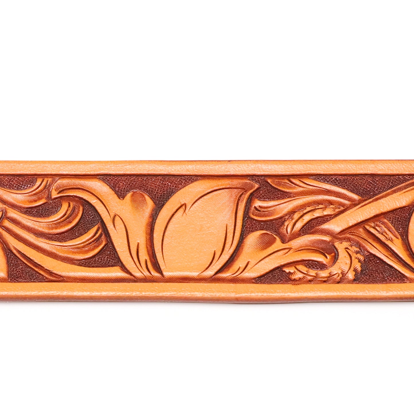 Handmade Leather Belt (Floral 4 - Original)