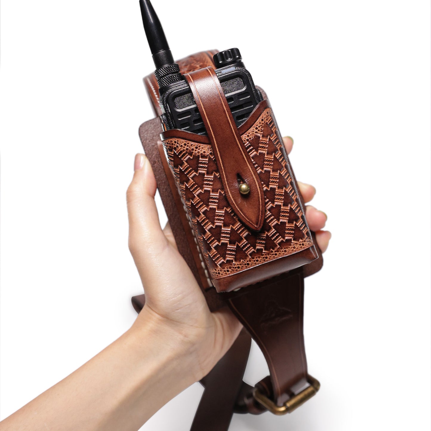 Radio Holster for Men with Belt Loops