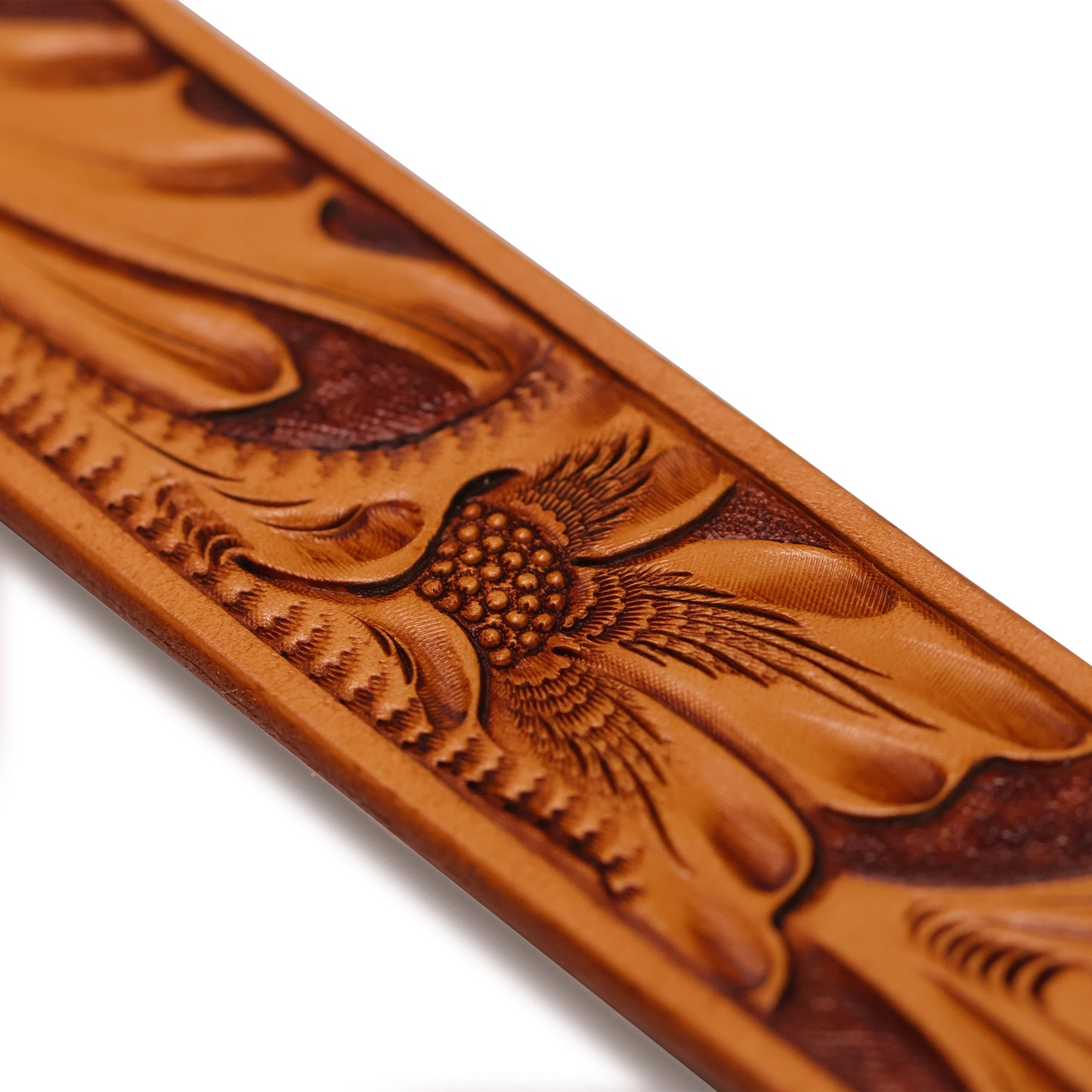 Handmade Leather Belt (Floral 3)