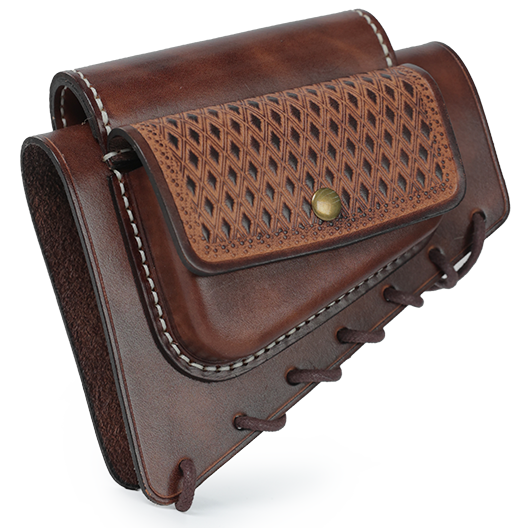 Butt-stock Cheek Riser for Hunting Rifle with Ammo Pouch
