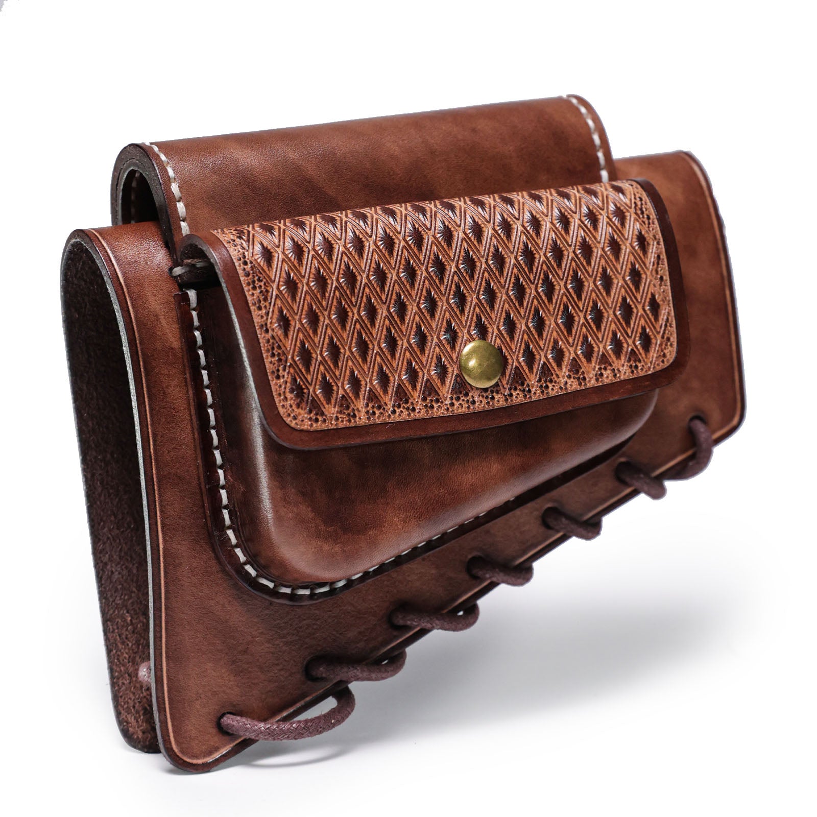 Handmade Leather Rifle Cheek Risers – Rustic Terrain Leathercraft