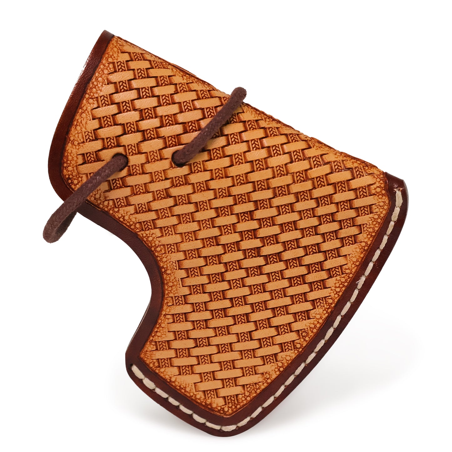 Hatchet Cover with Belt Loop (XL) with Floral Tooling