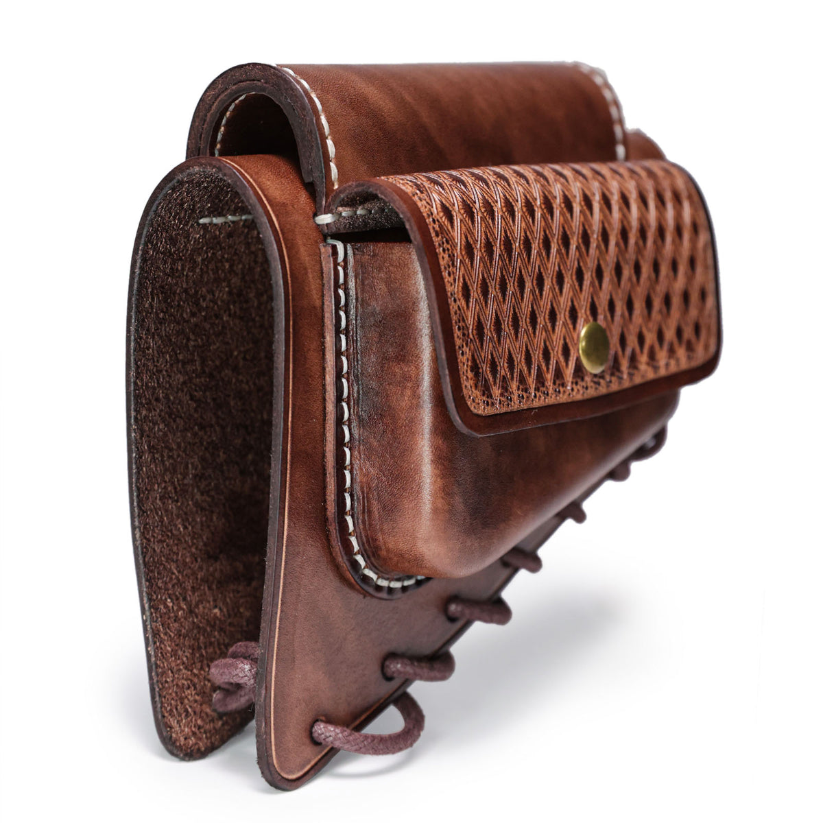 Butt-stock Cheek Riser for Hunting Rifle with Ammo Pouch – Rustic ...