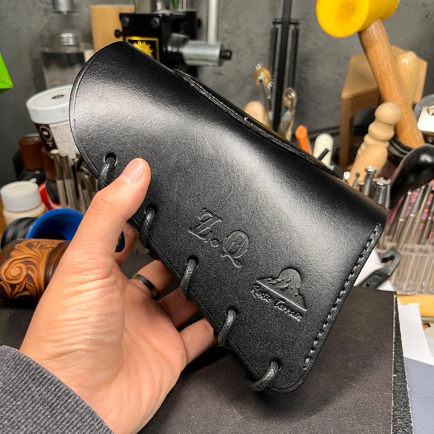 Custom Initials Stamping for Cheek Riser Build(s)