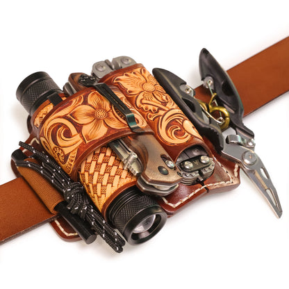 Multitool Holder (XL) with Floral Tooling